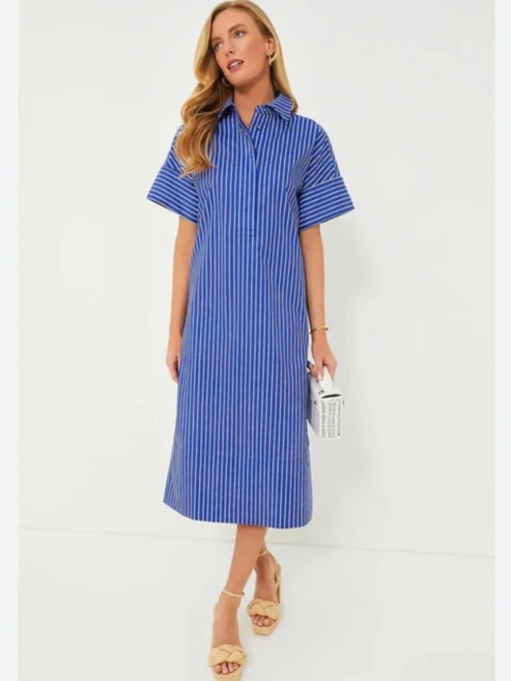 Pomander Place Reina Dress in Baleine Stripe Size XL